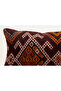 Vintage Throw Pillow Cover Made from Handmade Rug, Wool, 30X50 cm - 2