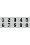 Stencil Number Painting Template X061-Number Number Height 7 cm - 2