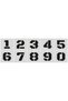 Stencil Number Painting Template X058-Number Number Height 7 cm - 2