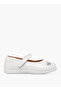 Girls Floral Applique Hook and Loop Mary Jane Shoes - 3