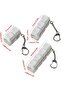 Keyboard Switches Tester Keychain with LED and Translucent Keycaps - 5