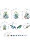 Sea Turtle Wall Decals for Kids — Peel & Stick Ocean Wall Stickers for Nursery - 4