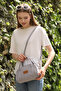 Women's Canvas Fabric Hand and Shoulder Bag - 4