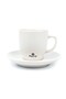 Cream Turkish Coffee Cup with New Year's Postcard Design - New Year's Themed Coffee Cup - 2
