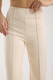 Women's Seamless Wide Leg Stripe Detailed Trousers - 8