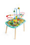 - Wooden Railway Train Activity Table w/ Bead Maze- 6pcs