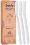 Glide Face Razor for painfree facial hair removal (3 units)