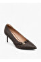 Women Monogram Print Stiletto Heel Pumps