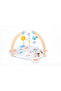 Hape- Snuggle Bear Foldable Activity Gym with wooden base and toys