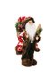 Furry Santa Claus Figurine 41 cm New Year Decorative Ornament Home Interior Tabletop Christmas Figure - 3