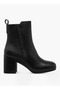 Women Block Heel Ankle Boots - 3