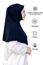One Piece Ready-To-Wear Headscarf Turban Shawl – Easy-To-Wear Long Shawl Viscose - 6