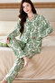 Womens Pajama Set Two Pieces Top And Bottom Loungewear Casual Pajama Set - 2