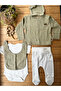 100% Cotton 5-Piece Hospital Discharge Set - Khaki