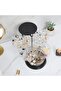5-Layer Rotating Clear Jewelry Organizer Box (Black) - 2