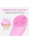 PRITECH Facial Cleansing Brush, Rechargeable Silicone Face Scrubber with Heat Massage End, Vibrating - 7