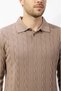 Hair Braid Beige Knitwear Sweater - 3