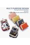 Leather Mini Jewelry Box, Vintage-Inspired Portable Genuine Leather Coin Purse (Black) - 4