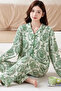 Womens Pajama Set Two Pieces Top And Bottom Loungewear Casual Pajama Set - 5