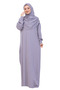 One Piece Prayer Dress Set, Viscose Soft Hijab Abaya, Comfortable Ready-To-Wear Shawl Headscarf Suit - 2