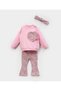 Leoapar Printed Heart Bandana Girl's Set - 2