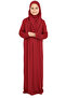 Girls' Prayer Dress – Soft Viscose Clothing Abaya & Hijab + Bag Set - 3