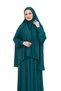 Two Piece Prayer Dress – Long Cotton Hijab Clothing Abaya & Headscarf Set - 4