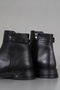 Bln Sy302 Buckle Detail Low Heel Short Boots - 4