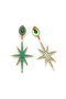 Heart of Soil Polar Star Charm Evening Dress Pin Earrings - 3