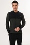 Large Size Thessaloniki Fabric Collar Buttoned Winter Men's Pajama Set 70% Cotton 30% Polyester - 5