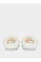 Solid Plush Heart Detail Slippers - 4