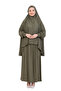 Two Piece Prayer Dress – Long Cotton Hijab Clothing Abaya & Headscarf Set