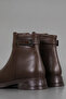 Bln Sy302 Buckle Detail Low Heel Short Boots - 4