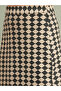 Chic Diamond Pattern Knit Crop Top and Skirt Co-Ords - 5