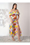Floral Print Crop Top and Maxi Skirt Co-ords - 2