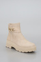 Bln S265 Flat Thermo Sole Side Buckle Detail Ankle Boots - 3