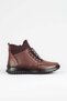 Women's Genuine Leather Stretch Ankle Zipper Boots - 7