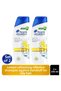 Lemon Fresh Anti-Dandruff Daily Use for Oily Hair 330ml Shampoo X 2 Pieces