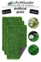 Artificial Grass 20X30 cm 3 Pieces A4 Size Decorative Model Grass Artificial Grass Carpet Terrarium Fake Grass