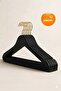 12 Pieces - Wood Look Plastic a Quality Clothes Hanger Tshirt Pants Hanger - 2