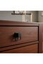 Metal Flush Style Furniture Handle 32 mm Modern Decorative Cabinet and Drawer Handle Durable Black - 3
