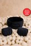 Set of 3 2Pcs Black Water Absorbent Towel Wrist Face Washing Armband Sports Headband & 1Pcs Headband Set