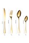 Premium 304 Stainless Steel 24-Piece Cutlery Set – Tableware Set for 6 People White Color - 5