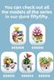 Panlos Mini Potted Plant Series Fox Figure 336 Pieces Toy Building Set -Ffp655016 - 4