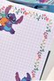 Cute Stitch Transparent & Shiny Sticker Concept Notepad & Set - 4