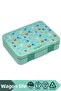 Bento 1300ml Lunchbox New Collection Single Layer 4 Compartments Abs Plastic Children's Lunch Box Food Container