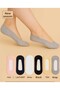 Women's Silicone Lined Li Ballet Flats Socks 3-Piece Set