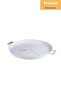 Metal 45 Cm Round Tray with White Wooden Handle, Breakfast Tray, Presentation Tray - 5