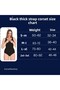 Thick Strap Snap Fastener Slimming Shapewear Corset - 3