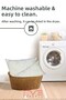 Bamboo series case anti-allergic zippered washable anti-allergic silicone fiber pillow 50x70cm 800 - 8